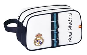 Real Madrid C.F. - Neceser adaptable, 26 x 15 x 12 cm (Safta 811356518)
