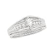 14K White Gold Diamond Wedding Set - 0.25 Ct.