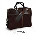 Ben Sherman Men's Canvas Laptop Bag,Brown