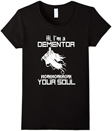 Women's Hi, I'm A-DEMENTOR nomnomnom your Soul Potter T-Shirt XL Black