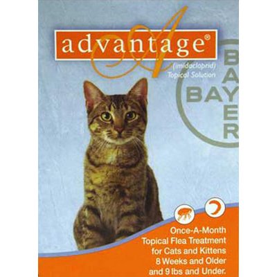 Advantage Flea Medication for Cats 9 lb. and Under - 4 pk.