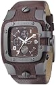 Diesel Men's Chronograph Brown Leather Watch #DZ4144