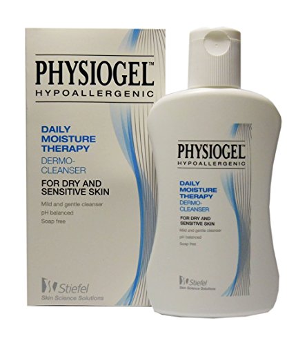 Physiogel Daily Moisture Therapy Dermo-Cleanser for Dry and Sensitive Skin (150 ml), Hypoallergenic Facial Cleanser