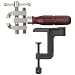 Starrett 86A Combination Hand Vise With Clamp, 1-1/2" Capacity