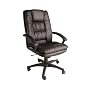 Executive Chair with 5Motor Massage Black Leather