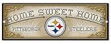 Pittsburgh Steelers Licensed Home Sweet Home 6X17 Wood Sign