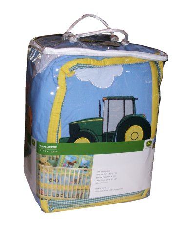Scene Weavers Pickles John Deere 4-Piece Crib Set - Down On The Farm Design