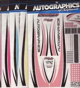 Autographics #851 Purple RC Plane Decals