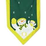 Oregon Ducks 72x15 Snowman Table Runner - NCAA College Athletics