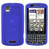 New Motorola XT610 A957 Droid Pro Silicone Skin Blue Access To Charging & Headset Ports Still Accessible