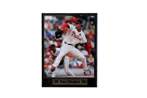Encore Select 510-BBPHI35 Philadelphia Phillies Cole Hamels 9x12 Plaque