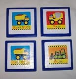 Set of 4 Baby Tonka Trucks Wall Hangings Plaques DUMP
