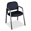 Safco 3453BU 3460 Series Straight-Leg Guest Chair, Blue Fabric