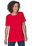 Plus Size Top, Perfect Crewneck Tee In Soft Cotton Knit