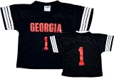Georgia Bulldogs Youth Black Football Jersey