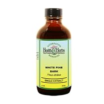 Alternative Health & Herbs Remedies White Pine Bark, 4-Ounce Bottle