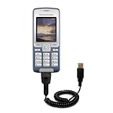 Coiled Power Hot Sync and Charge USB Data Cable w/ Tip Exchange for the Sony Ericsson k310a - Gomadic Brand