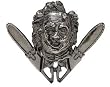 Rock Rebel Accessory LEATHER FACE Belt-Buckle