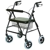 Graham Field Walkabout Four-Wheel Imperial Rollator Black