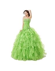  Sequined  Lace-Up  Ball Gown Quinceanera Dress  with a Brush/Sweep Train  With Ruffles
