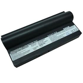 Extended Battery ASUS  Eee PC 1000, 1000H, 1000HA, 1000HD,  1000HE,  901,  904, 904HD (8800mAh Black)