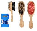 Rosewood Dog Grooming Brush Double Sided Large