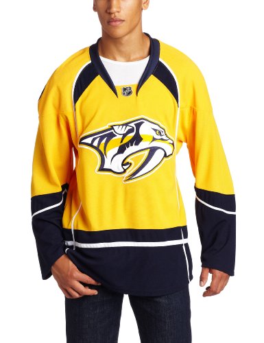 NHL Men's Nashville Predators Authentic Jersey - 7231A5Pcahjnpr (Yellow, 50)
