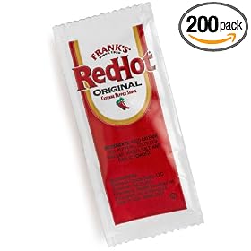 Frank's Red Hot Original Cayenne Pepper Sauce, 7-gram Pouch (Pack of 200)