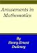 Amusements in Mathematics-visli Cheap Deals