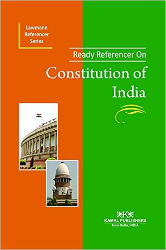 Ready Referencer on Constitution of India (Lawmann Referencer Series)