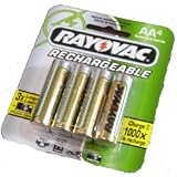 RechargEable NiMH Batteries (2500 mAh NiMH AA 4-pk)NM7154 by Rayovac