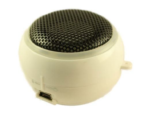 Mutant MIG-PS1-3 Media YoYo Portable Speaker for iPhone, iPods, and More - White