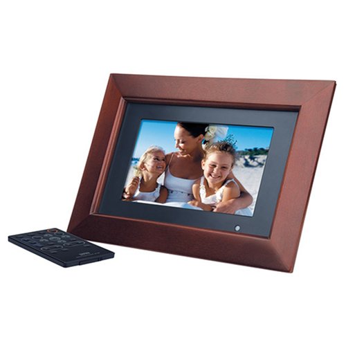 JWin JP137 7-Inch Digital Photo Frame with MP3 Player