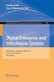 Digital enterprise and information systems : international conference, DEIS 2011, London, UK July 20 - 22, 2011, proceedings