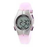 Armitron Women’s Sport Chronograph Pink Resin Strap Digital Display Watch #456963PNK
