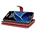 TabPow Galaxy S7 Case, S7 Case, 9 Card Slot Series - Wallet Folio PU Leather Case Cover with Detachable Magnetic Hard Case for Samsung Galaxy S7, Brown