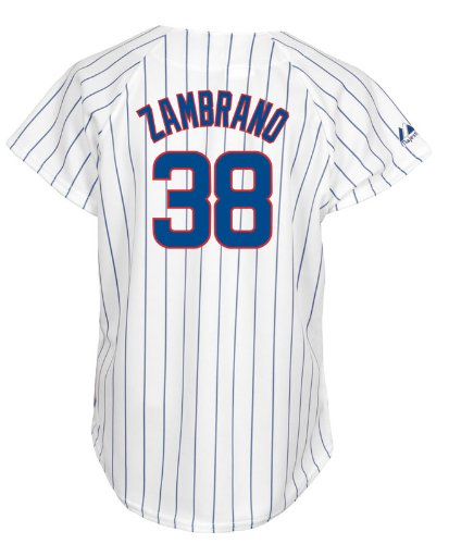 Carlos Zambrano Chicago Cubs Women's White Replica Jersey