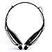 Celio HV-800 Wireless Music Stereo Bluetooth Headset Universal Vibration Neckband Style Headset Earphone Headphone For cellphones such as iPhone, Nokia, HTC, Moto, PC, iPad, PSP (Connect two device at the same time) (Black)