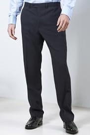 Performance Stormwear Pure Wool Flat Front Stripe Trousers [T15-2316-S]