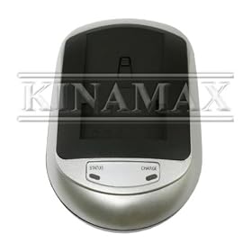 Kinamax LCH-DES-S007 Charger Includes Car Adapter 100-240V for Panasonic Batteries