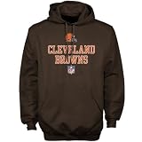 Reebok Cleveland Browns Brown Youth Captain Full Zip Hoody Sweatshirt