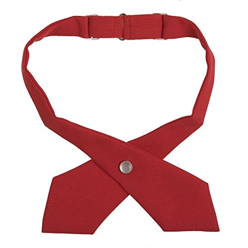 French Toast Adjustable Solid Color Cross Tie Girls Red One Size