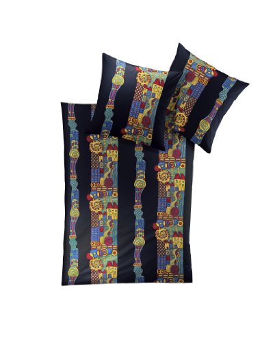 Irisette Eos 8734-92 Bettw&auml;sche Mako-Satin, 155 x 200  cm, schwarz Preisvergleich
