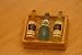 Miniature Wood Crate filled with Ice and 3 Bottles