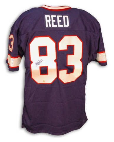 Autographed Andre Reed Buffalo Bills Throwback Blue Jersey