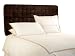 BackDrop Upholstered Full/Queen Tribeca Microsuede Headboard, Chocolate