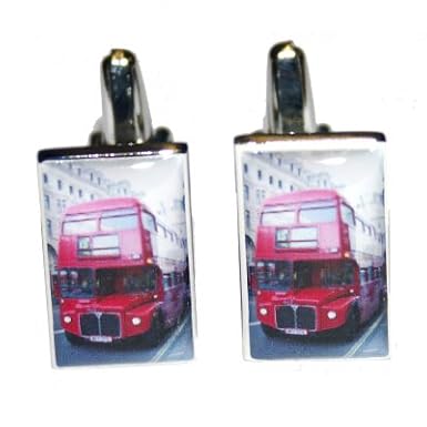 Red London Bus Cufflinks