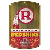 Washington Redskins Wood Sign - Throwback Logo