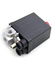 Home Improvement: Air Compressor Pressure Switch Control Valve 90-120 PSI 240V - Generic