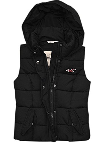 (ホリスター) Hollister Co. レディース ジャケット アウター フード付き ダウンベスト(down vest) 中綿ベスト [並行輸入品]